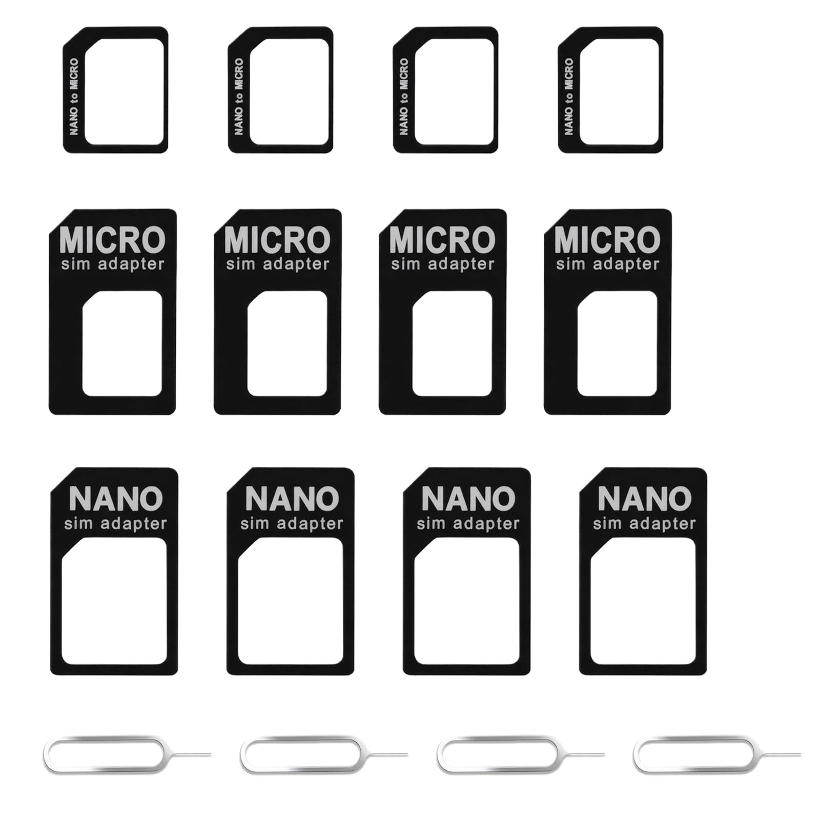 Amazon | DELUXEFOX SIMカードアダプター simピン (4個セット) nano